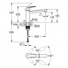 GROHE 30464000 Tap Via chrome