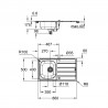 GROHE 31562SD1 Set K200 brushed stainless steel + Bau Edge chrome