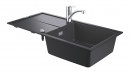 GROHE 31884AP0 Set K400 granite black + Via chrome