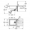 GROHE 31885AP0 Set K400 granite black + Bauclassic chrome