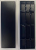 TERNO Diva Fluid set of fittings covers for glass doors black