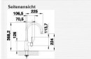 BLANCO 523120 Tap CANDOR brushed stainless steel