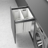 HETTICH 9279106 AvanTech YOU Pull Laundry -* basket 600 500mm plastic white