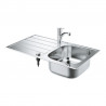 GROHE 31565SD1 Set K200 + Eurosmart stainless steel, brushed