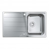 GROHE 31571SD1 Sink K500 45-S 860 x 500mm stainless steel, brushed