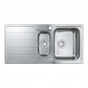 GROHE 31572SD1 Sink K500 60-S 970 x 500mm stainless steel, brushed