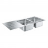 GROHE 31588SD1 Sink K500 80-S 1160 x 500mm stainless steel, brushed