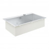 GROHE 31584SD1 Sink K800 90-S 846 x 510mm stainless steel, brushed