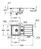 GROHE 31572SD1 Sink K500 60-S 970 x 500mm stainless steel, brushed