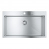 GROHE 31584SD1 Sink K800 90-S 846 x 510mm stainless steel, brushed