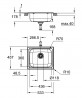GROHE 31719SD0 Sink K200 60-S 533 x 457mm stainless steel, brushed