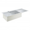 GROHE 31581SD1 Sink K1000 80-S 1160 x 520mm sink left stainless steel, brushed