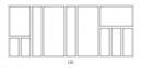 Cutlery tray SKY 500/120 (1122 x 474 mm) anthracite