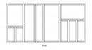 Cutlery tray SKY 500/100 (922 x 474 mm) white