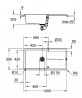 GROHE 31641AT0 Sink K400 60-C 1000 x 500mm granite gray