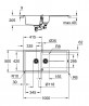GROHE 31642AP0 Sink K400 60-C 1000 x 500mm granite black