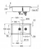 GROHE 31658AP0 Sink K700 100-C 900 x 500mm granite black