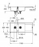 GROHE 31647AP0 Sink K500 80-C 1160 x 500mm granite black