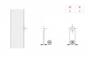 IF-door damper adhesive 8x2mm (50pcs)