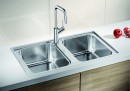 BLANCO 523039 Sink LEMIS 8 IF brushed stainless steel without eccentric