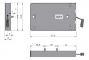 IF KIARO EASY lower flap with damping - strong / white