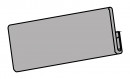 BLUM ABD.1009 outside cover cap MERIVOBOX, for printing, brushed inox