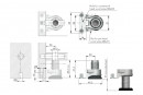 IF-Adjusting leg Integrato G 25 mm, S4/S6
