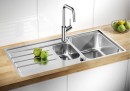 BLANCO 523033 Sink LEMIS 6 S-IF brushed stainless steel with eccentric