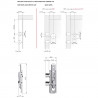 IF APC 6 rectification fittings hidden,set - hinge. fittings,sheets,caps,screw