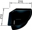 BLANCO 235866 Accessories corner bowl plastic plastic