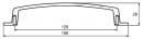 TULIP Pamil 128 matt chrome