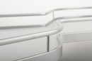 KES 047919 LeMans II ARENA classic 400mm left - gray base/railing silver