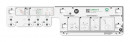 KES 233045 LeMans II ARENA style 450mm right - white base/railing chrome