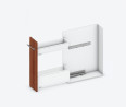 K-BLUM Space Twin narrow cabinets Antaro, grey R9006