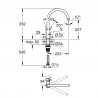 GROHE 30577000 Tap BauClassic C-outlet chrome