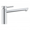 GROHE 30576000 BauClassic Tap with medium high spout chrome