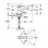 GROHE 30575000 BauClassic Tap with low outlet chrome