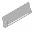 BLUM ABD.1000 outer cover cap MERIVOBOX w/o logo, for branding, grey, IG-M