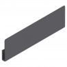 BLUM ABD.1000 outer cover cap MERIVOBOX w/o logo, for branding, dark grey, OG-M