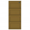 StrongLocks central lock, rod 800 mm/4 drawers