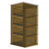 StrongLocks central lock, rod 800 mm/4 drawers