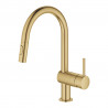 GROHE 32321GN2 Tap Minta C-spout with dual spray brushed Cool Sunrise