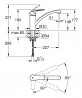 GROHE 30260003 Tap Eurosmart low outlet chrome