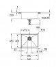 GROHE 31574DL1 Sink K700U Stainless steel PVD brushed Warm Sunset