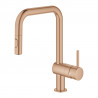 GROHE 32322DL2 Tap Minta U-spout pull-out shower brushed Warm Sunset