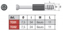 Eccentric rod TC01