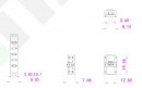 StrongLumio connector for LED strips 10mm - 2 pins - Single color IP54/65