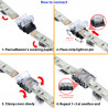 StrongLumio connector for LED strips 10mm - 2 pins - Single color IP54/65