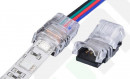 StrongLumio connector LED strip RGB 10mm IP54/65 - cable 4-line RGB