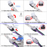StrongLumio coupler LED strip two-color (CCT) 10mm IP54/65 - cable 3-line CCT